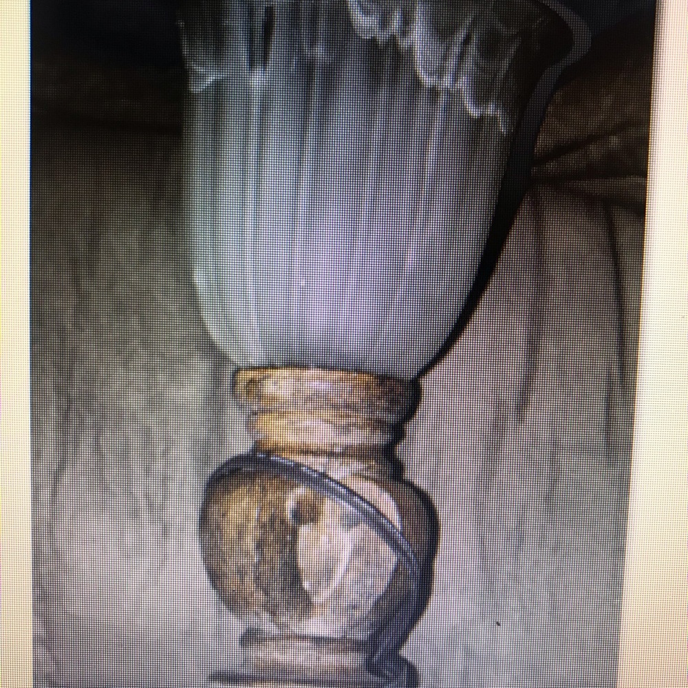Glass globe lamp